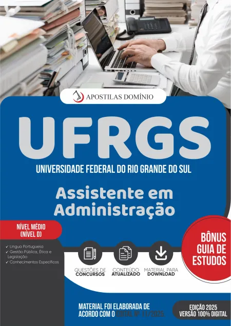 Apostila UFRGS 2025 - Assistente em Administração