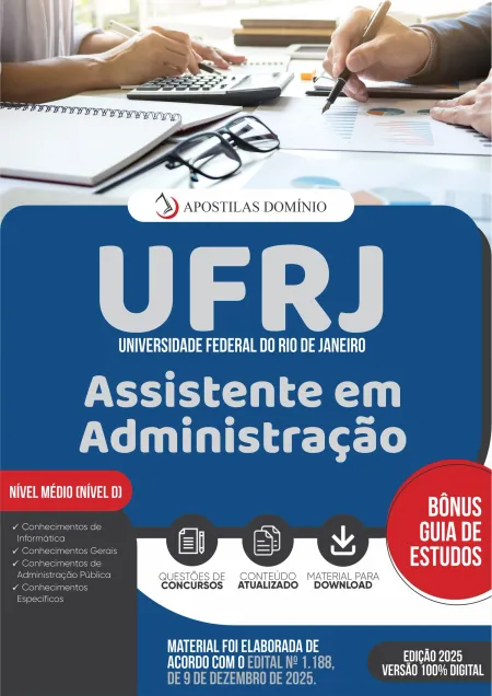 Apostila UFRJ 2025 - Assistente em Administração