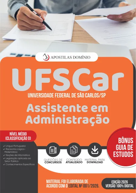 Apostila UFSCar 2026 - Assistente em Administração