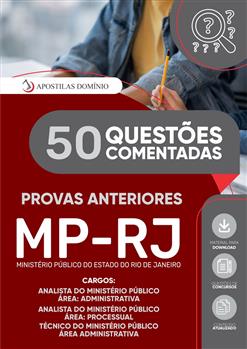 Caderno de Questões MP-RJ 2025 - Técnico do Ministério Público - Área Administrativa