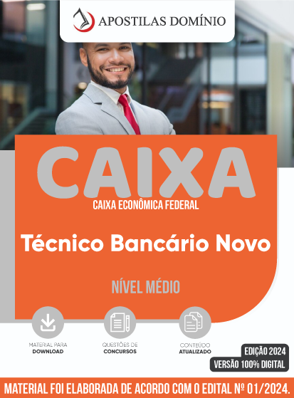 Apostila CAIXA 2026 - Técnico Bancário Novo