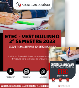 Apostila ETEC - Vestibulinho 2023 : APOSTILAS - ETEC - VESTIBULINHO ...