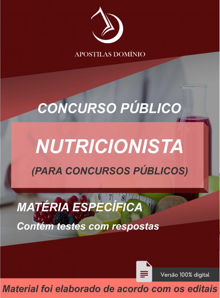 Apostila Nutricionista Para Concursos Públicos ÁREA MÉDICA