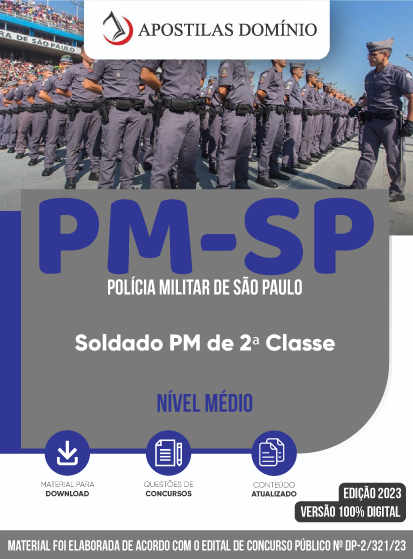 Apostila Pm Sp Soldado Pm De Classe Apostilas Pm Sp