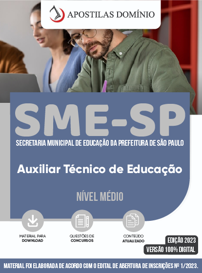 SME - SP: Inscrições abertas para contratação de Auxiliar Técnico