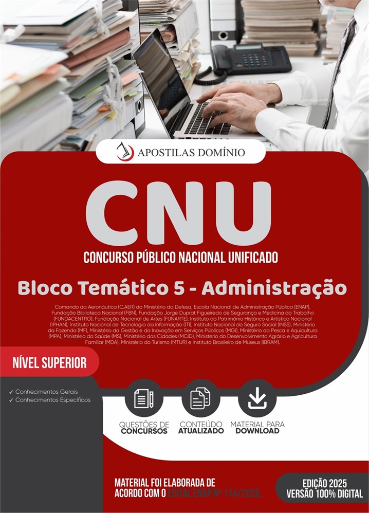 Apostila CNU 2025 - Bloco Temático 5 - Administração
