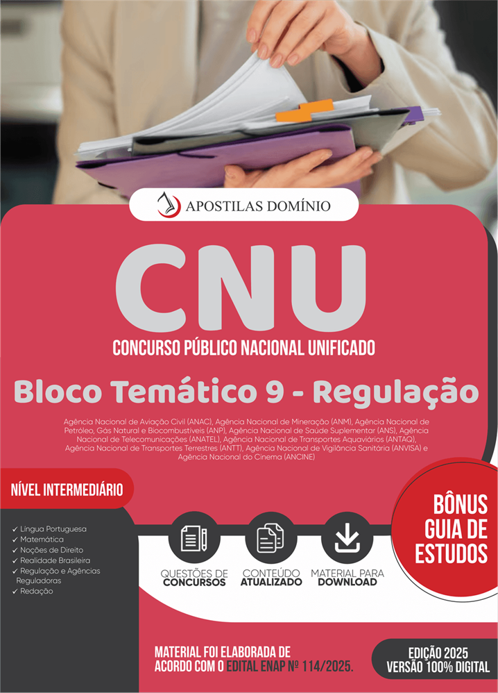 Apostila CNU 2025 - Bloco Temático 9 - Regulação