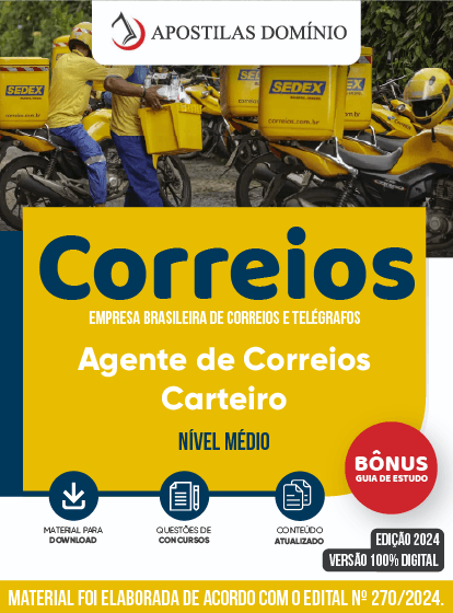 Apostila Correios 2025 - Agente de Correios