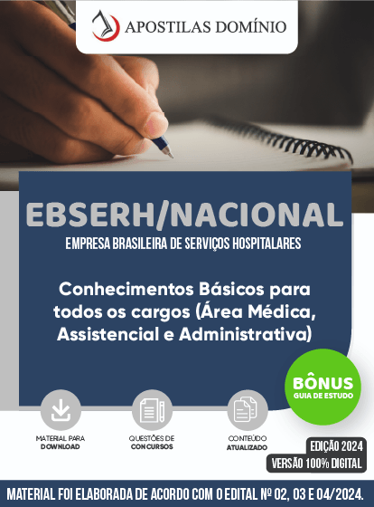 Apostila EBSERH/NACIONAL 2025 - Conhecimentos Básicos para todos os cargos
