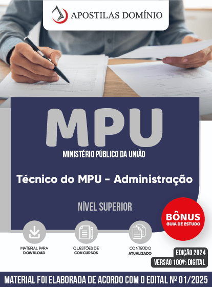 Apostila MPU 2025 - Técnico do MPU - Administração