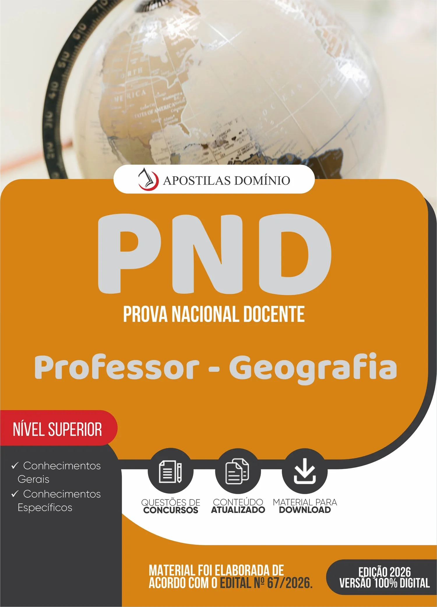 Apostila PND 2026 - Professor - Geografia