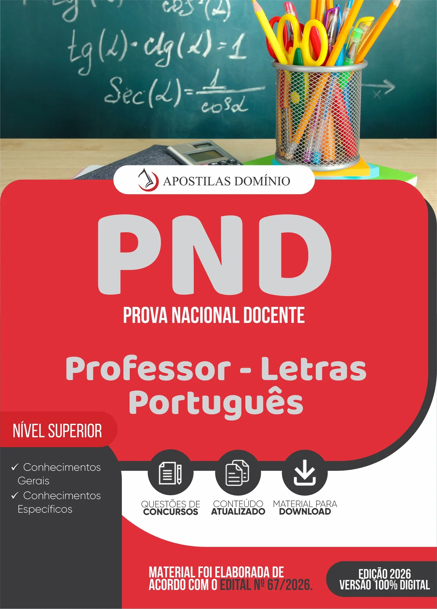 Apostila PND 2026 - Professor - Letras Português