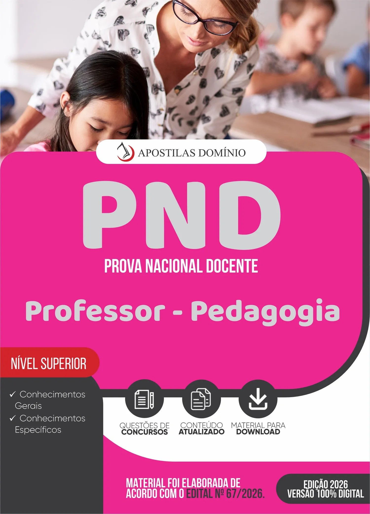 Apostila PND 2026 - Professor - Pedagogia