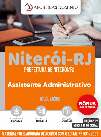 Apostila Prefeitura de Niterói/RJ 2025 - Assistente Administrativo