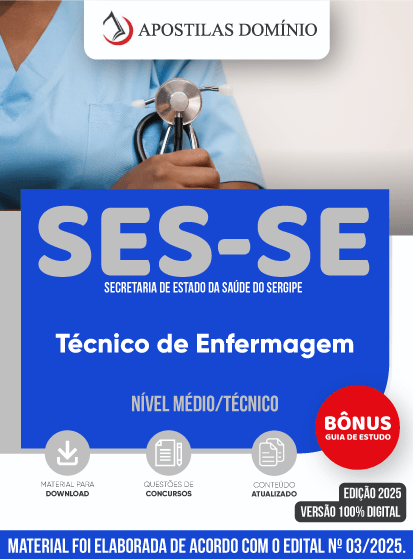 Apostila SES-SE 2025 - Técnico de Enfermagem