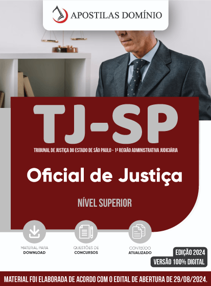 Apostila TJ-SP 2025 - Oficial de Justiça
