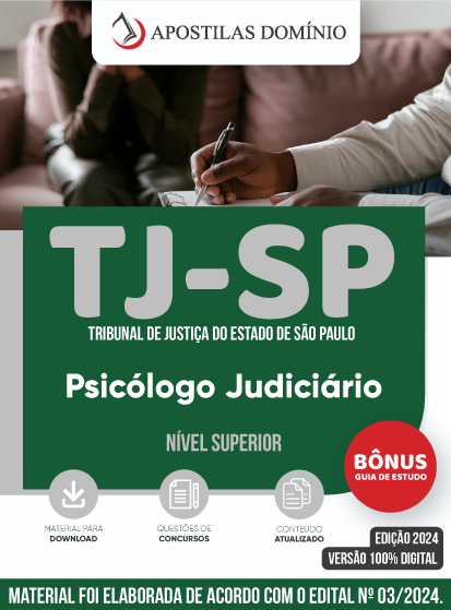 Apostila TJ-SP 2025 - Psicólogo Judiciário