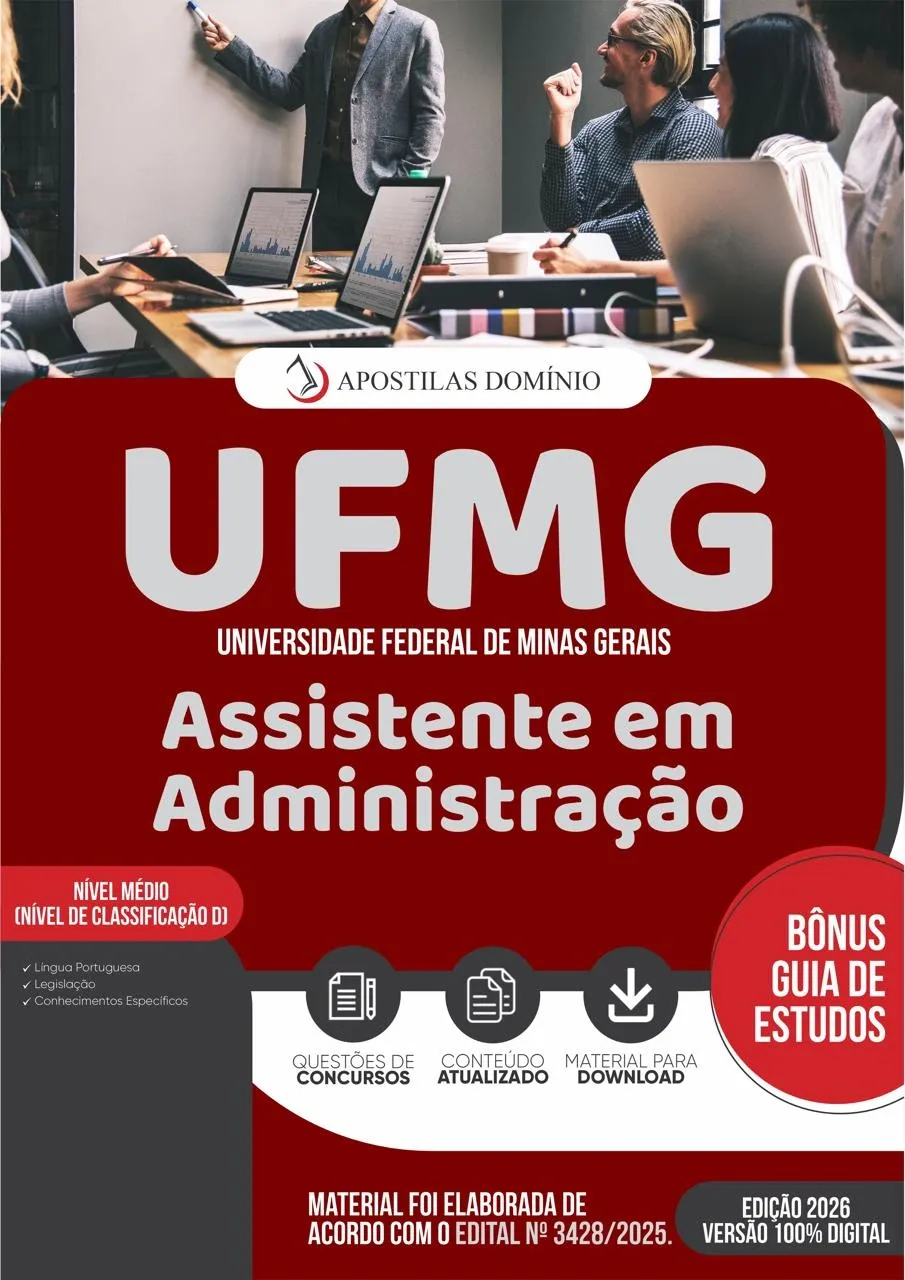 Apostila UFMG 2026 - Assistente em Administração