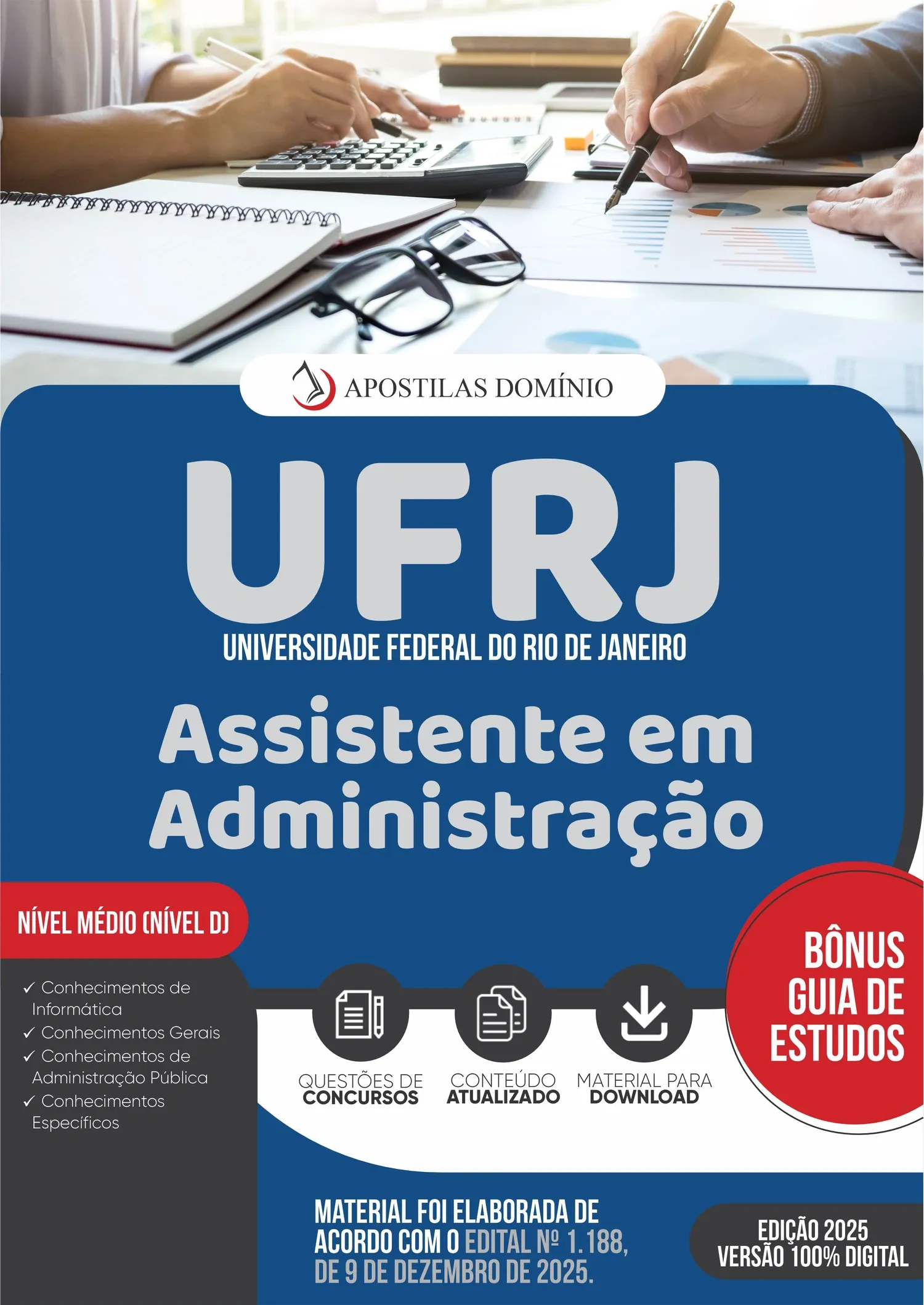 Apostila UFRJ 2025 - Assistente em Administração