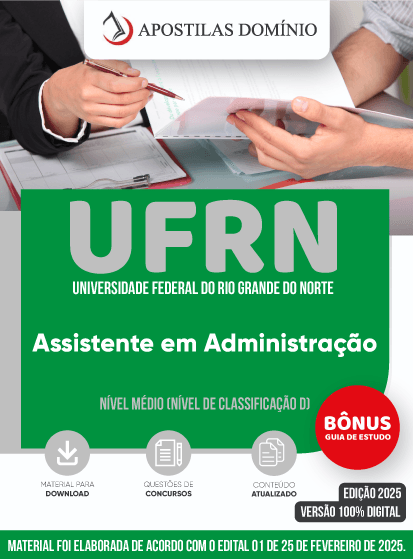 Apostila UFRN 2025 - Assistente em Administração