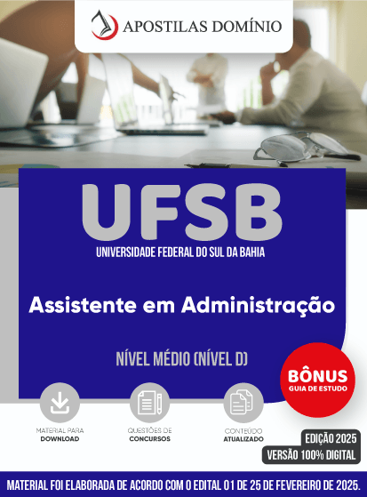 Apostila UFSB 2025 - Assistente em Administração
