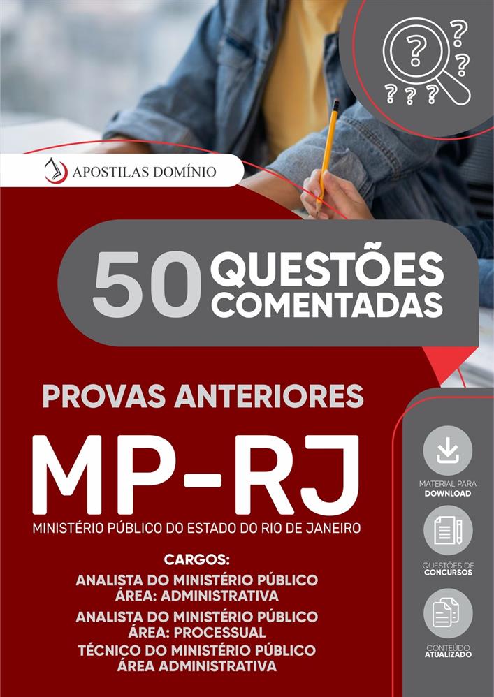 Caderno de Questões MP-RJ 2025 - Analista do Ministério Público - Área: Administrativa