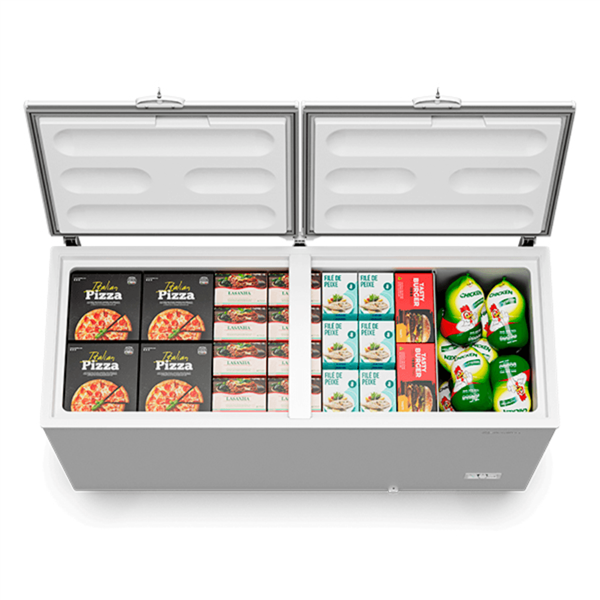 Freezer Metalfrio Inverter Bivolt Horizontal 02 tampas fechada