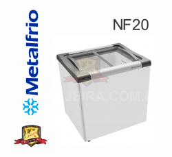 Freezer Expositor Horizontal Metalfrio Porta de Vidro Deslizante