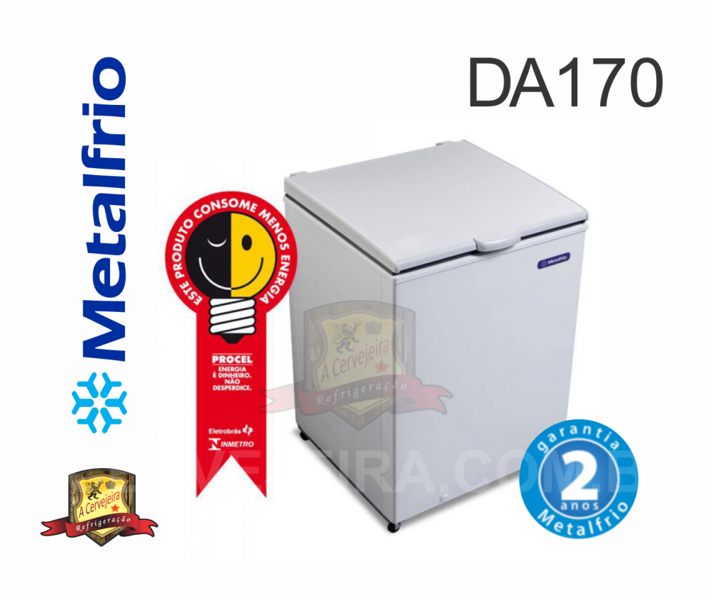 Freezer/Conservador E Refrigerador Dupla Ação Horizontal Metalfrio 1 ...