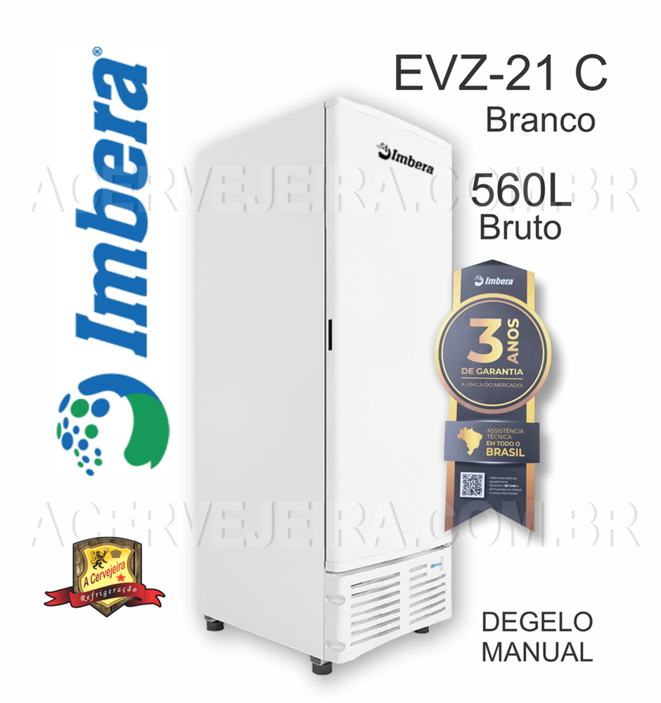 Conservador/ Freezer Vertical Tripla Ação 560L Imbera Porta Cega