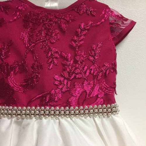 vestido de festa infantil de organza